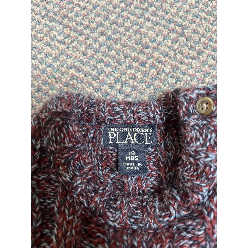 The Children's Place Burgundy Wool Blend Sweater 18 month